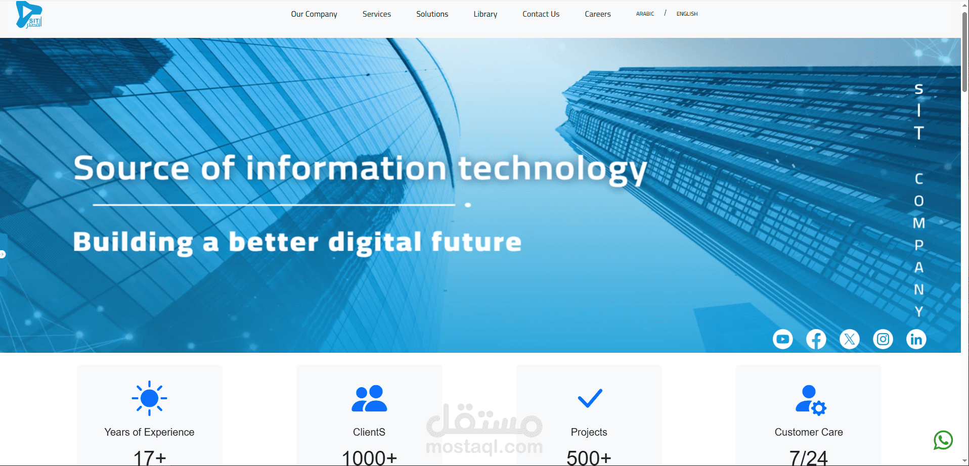 موقع الكترونى لشركة Software House