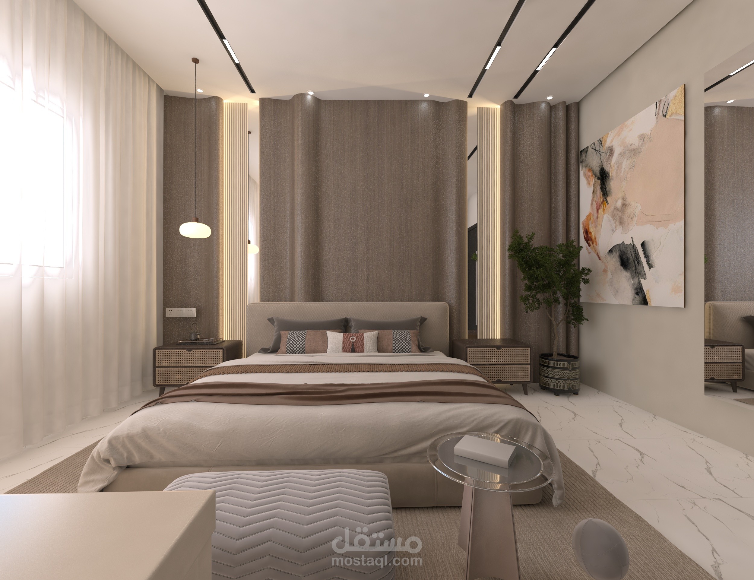 تصميم داخلي لجناح خاص