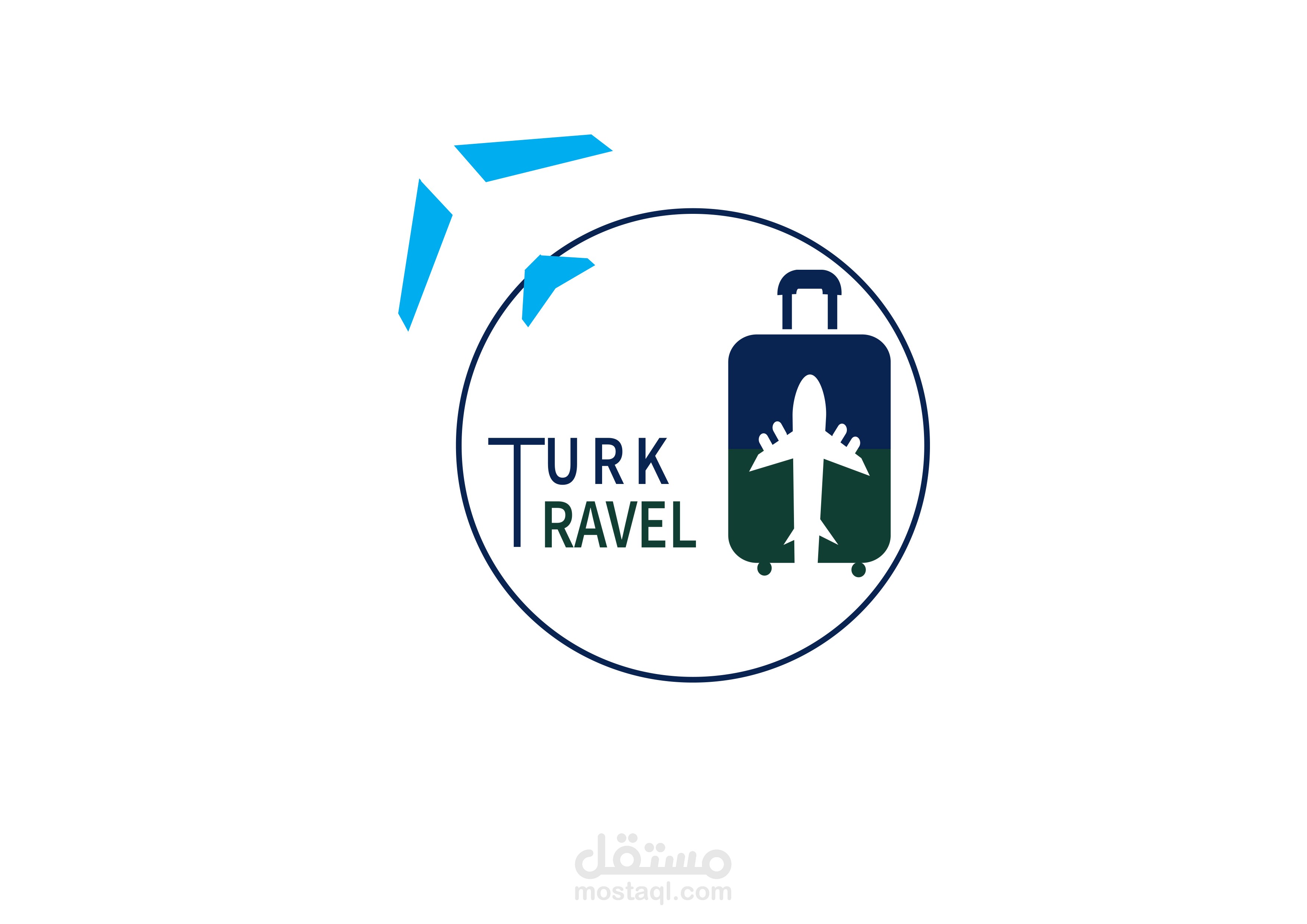 هوية بصرية لشركة سياحة