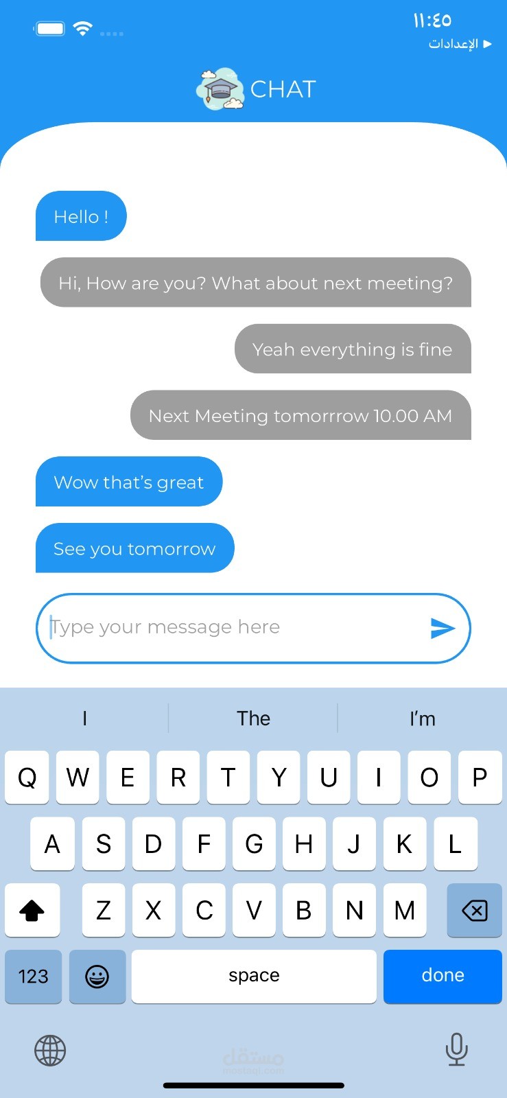 Chatting App Support Group Chat