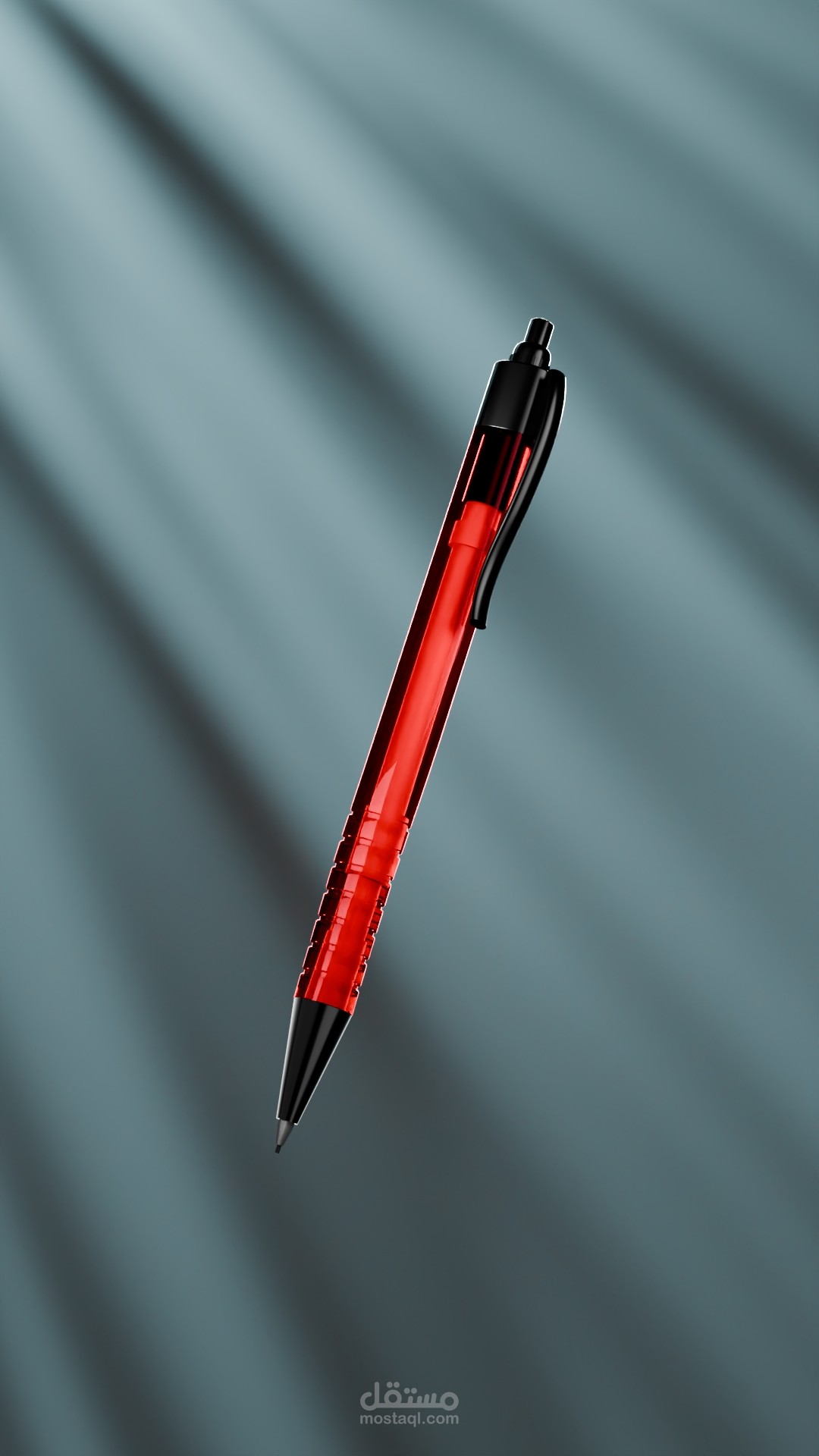 تصميم قلم (3D Pencil Model)