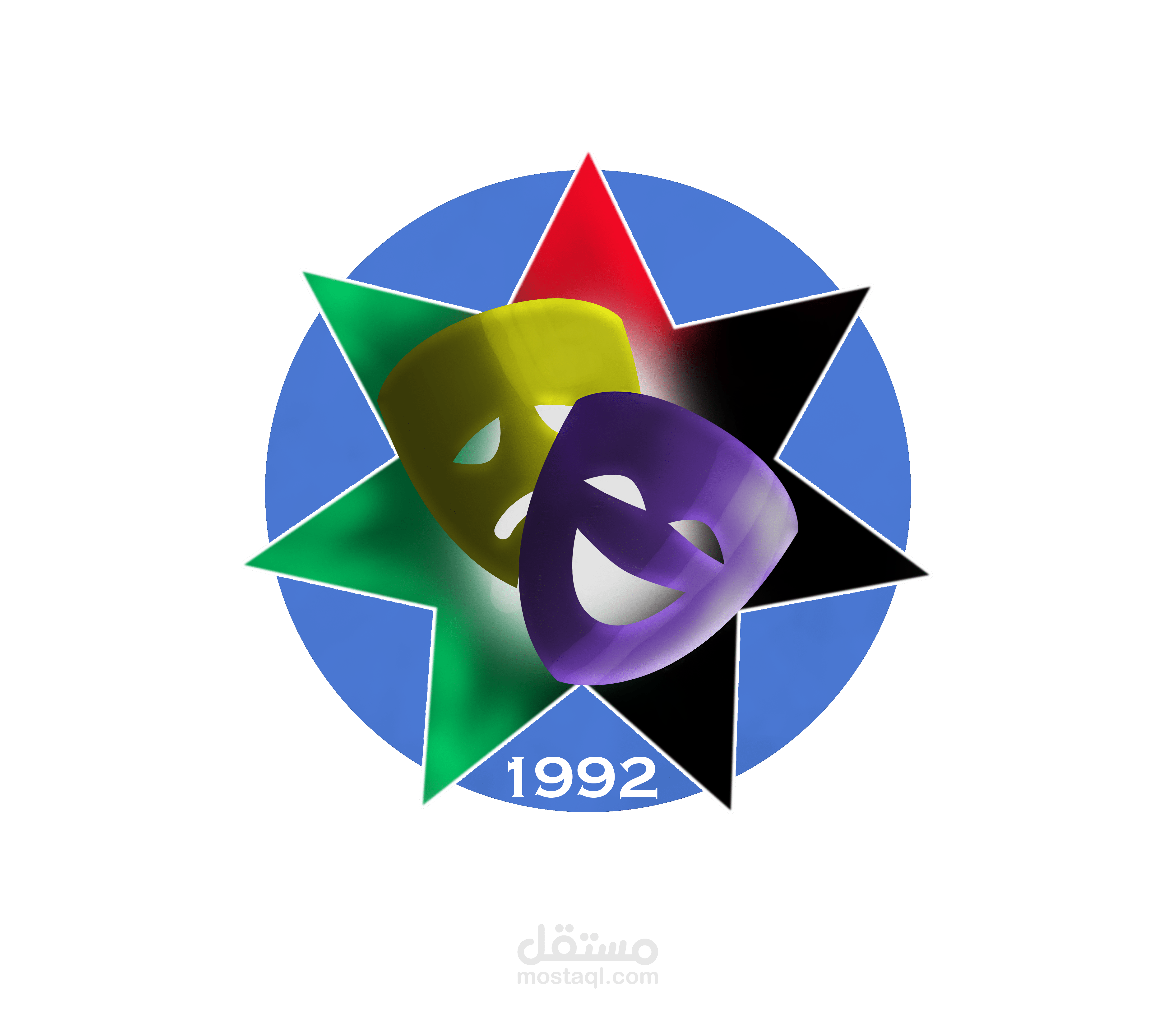 أنترو لمقدمات فيديو للفرقة الزرقاء للفنون المسرحية