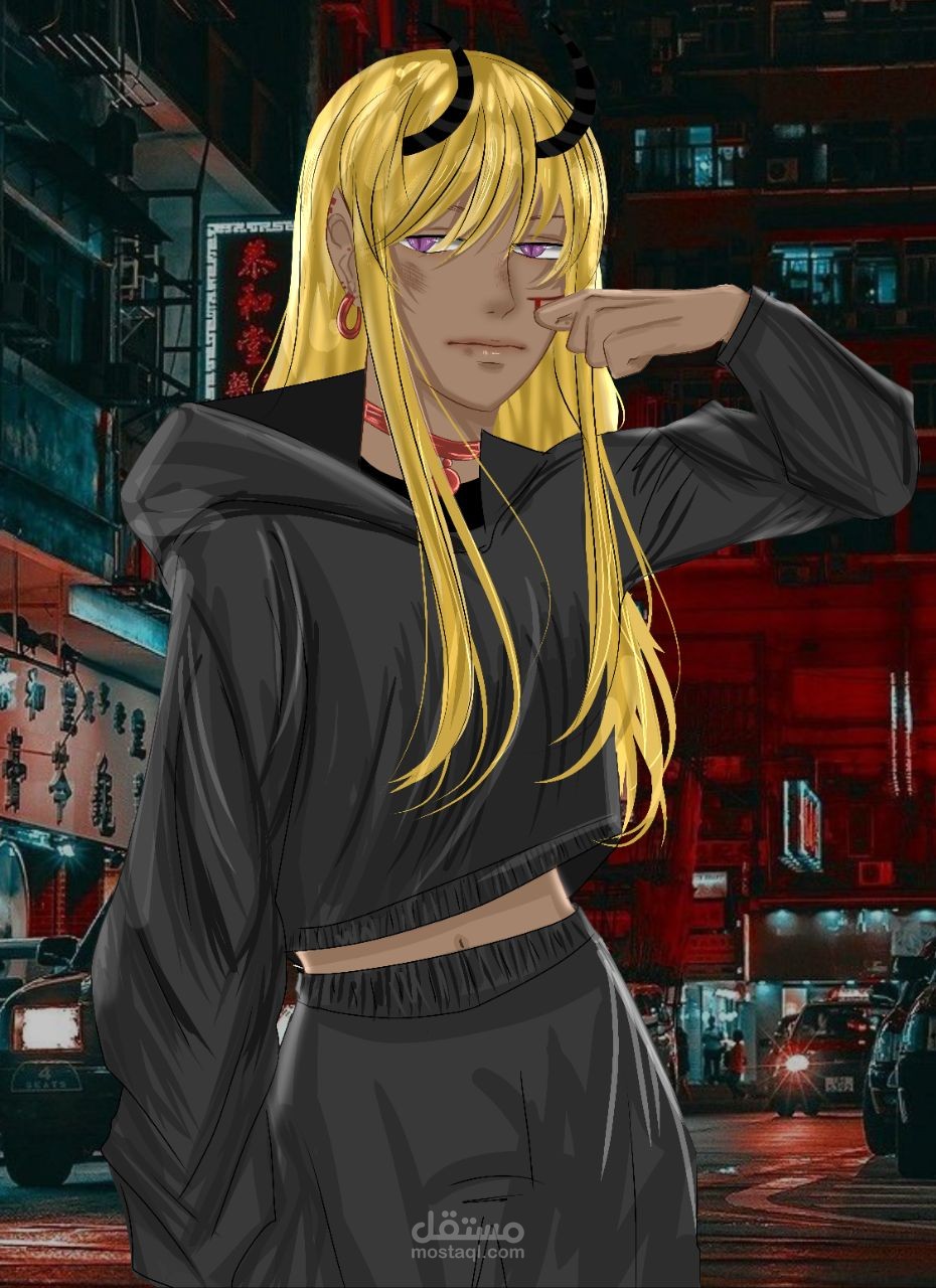 تصميمي لشخصية