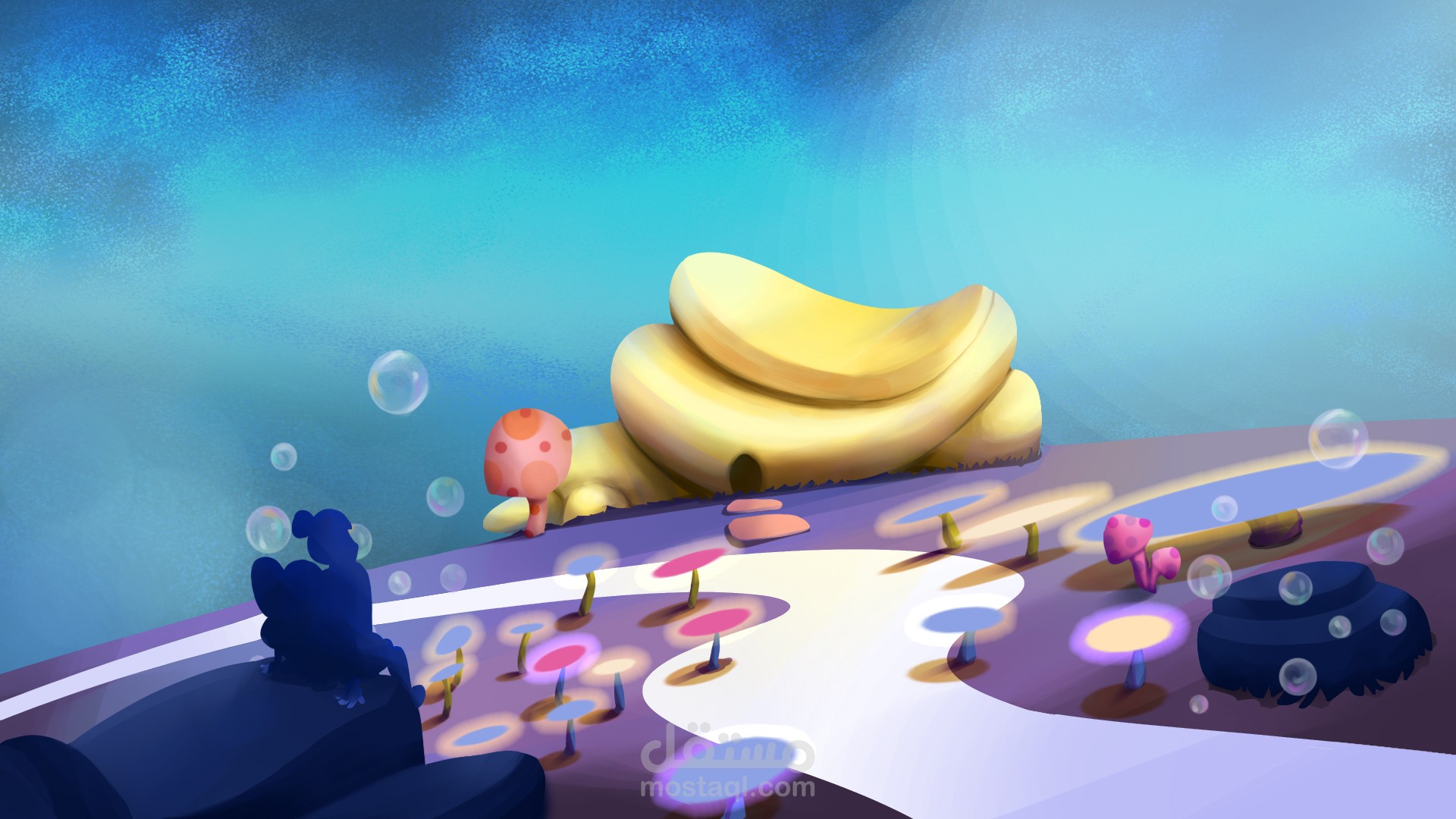 مشهد  لقصة خيالية للأطفال