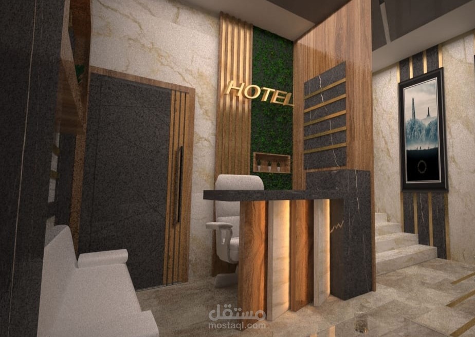تصميم ديكور فندق