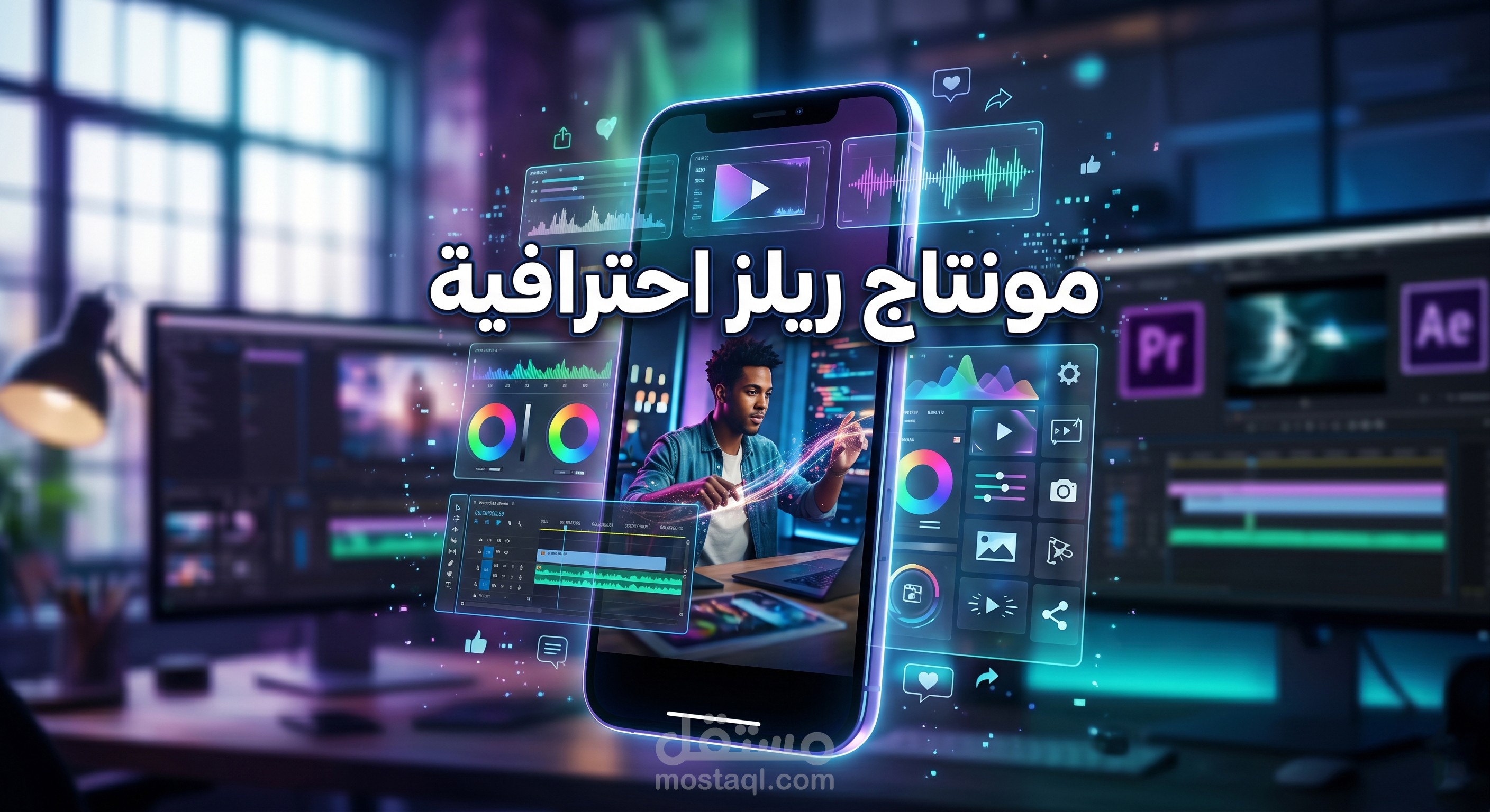 إنتاج ريلات احترافية