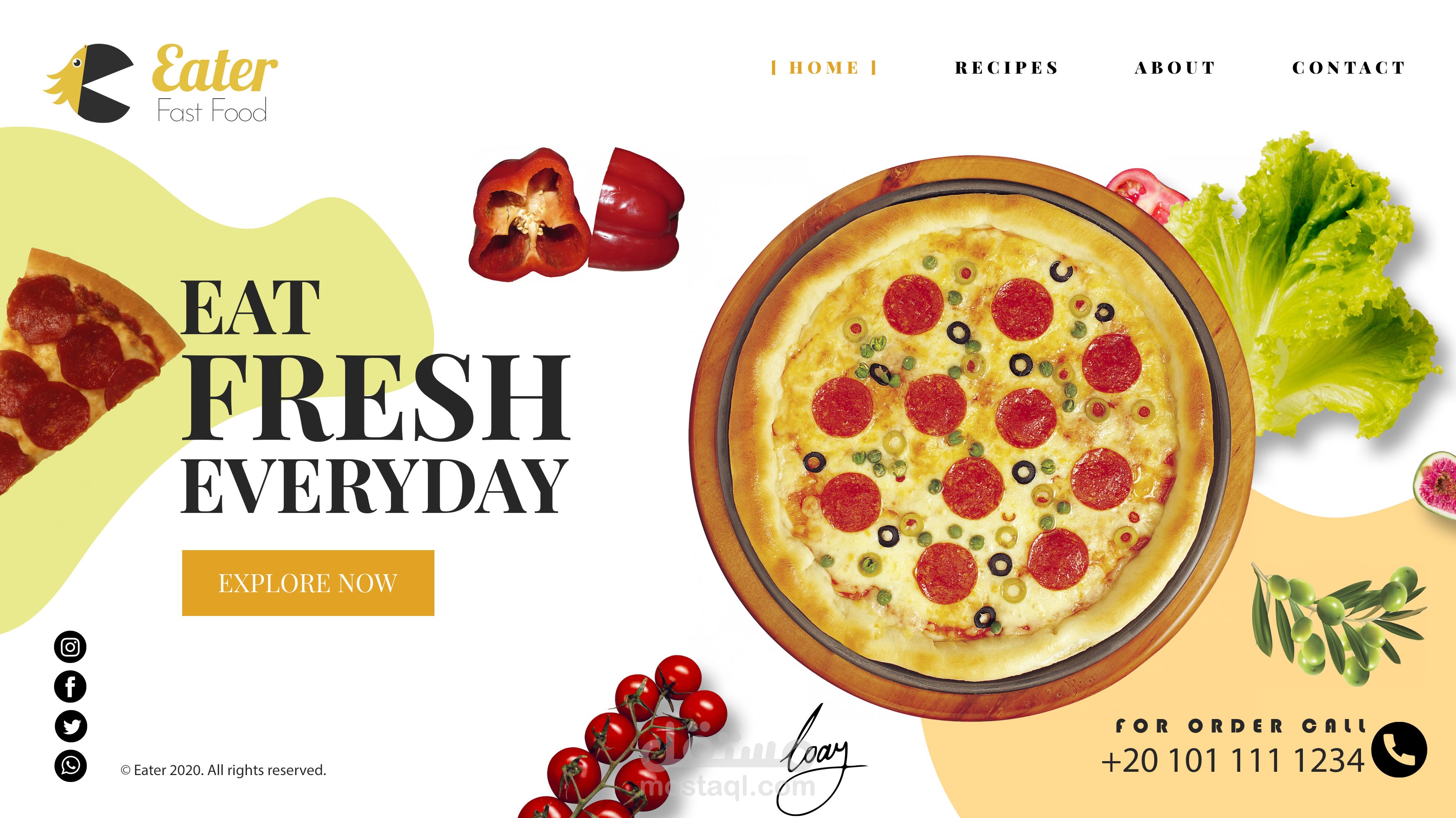 تصميم صفحات المواقع