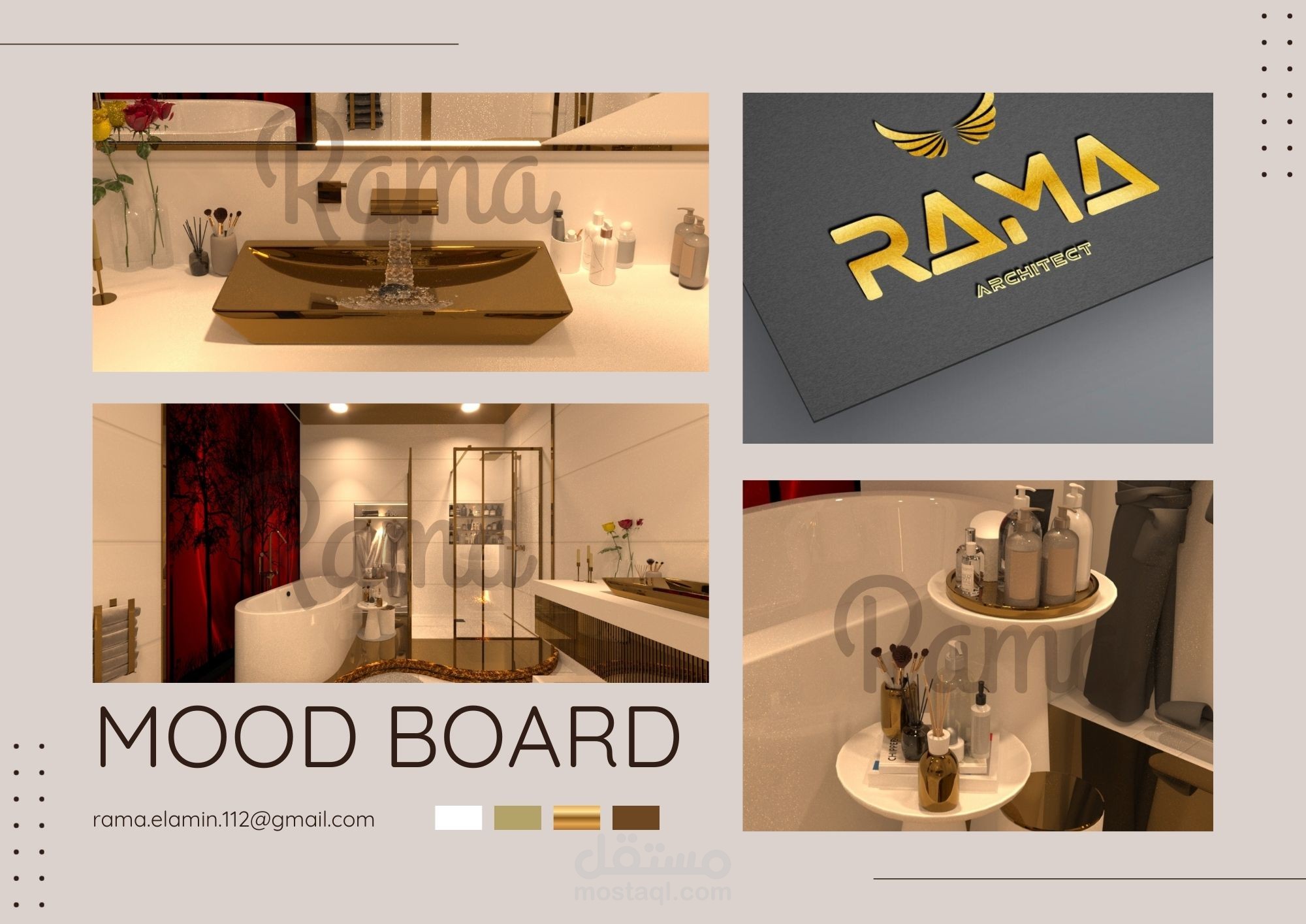 Bathroom Luxury and Modern Design - تصميم حمام فخم وعصري