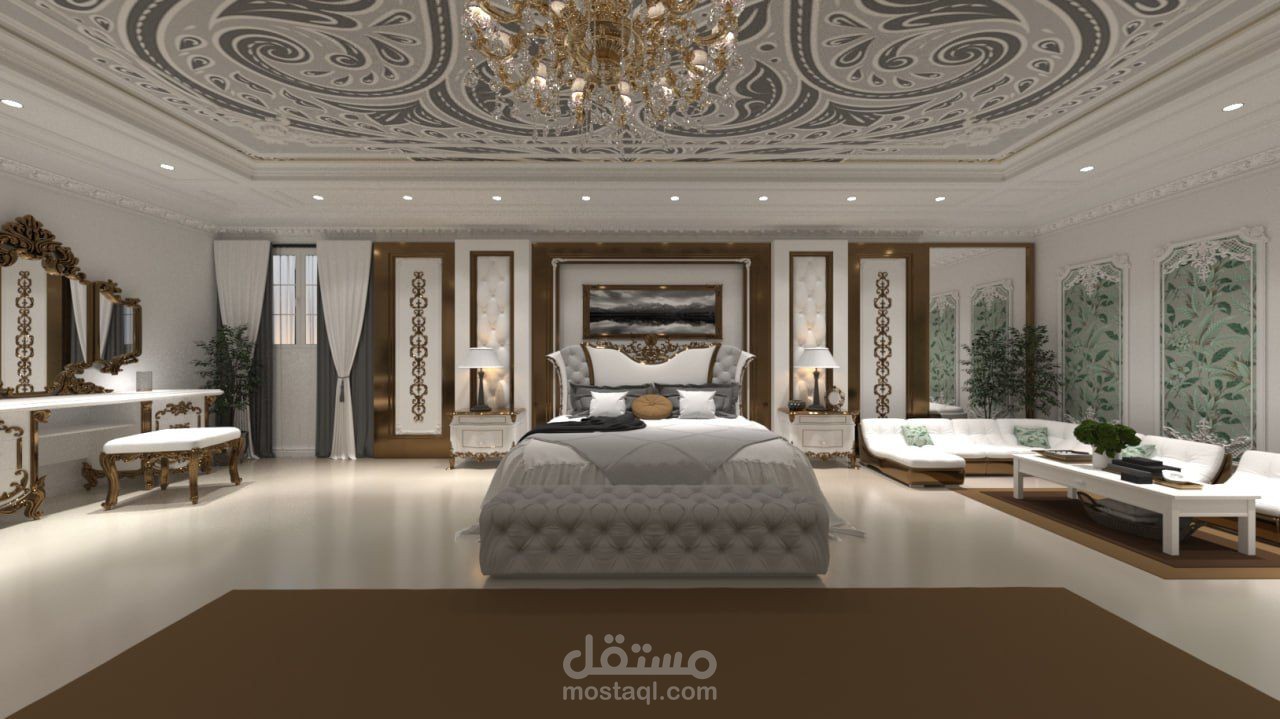 Classic bedroom - غرفة كلاسيكية