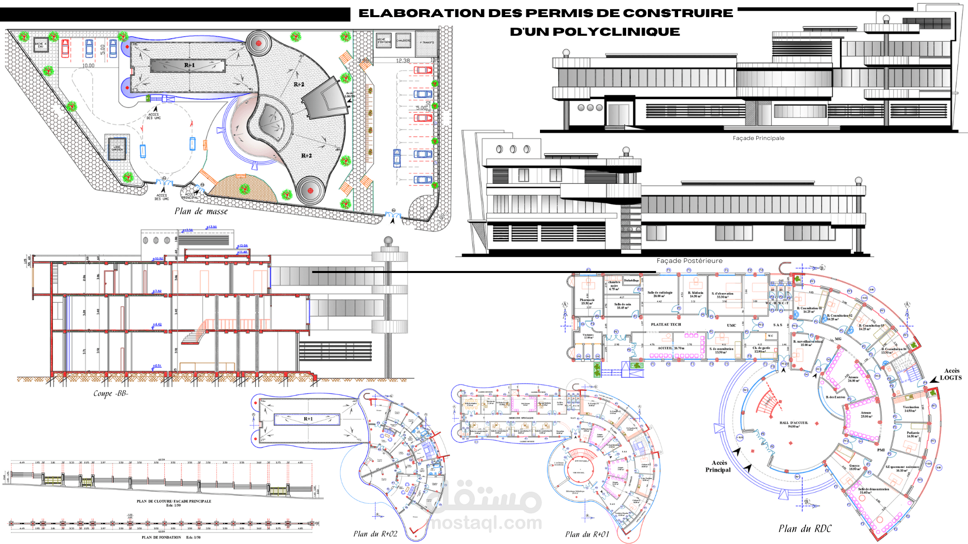 la conception d'un polyclinique