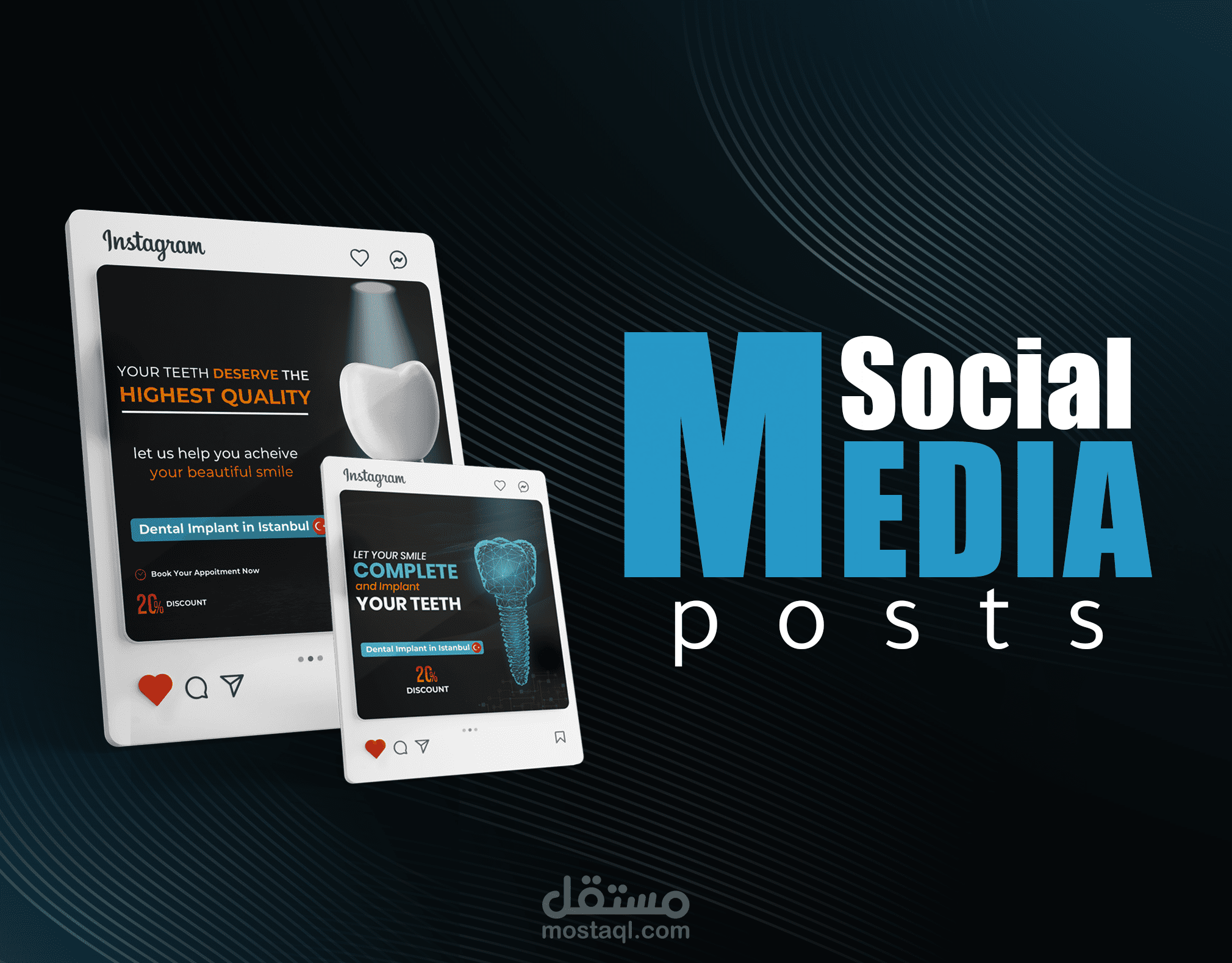 Modern Dental Social Media Posts