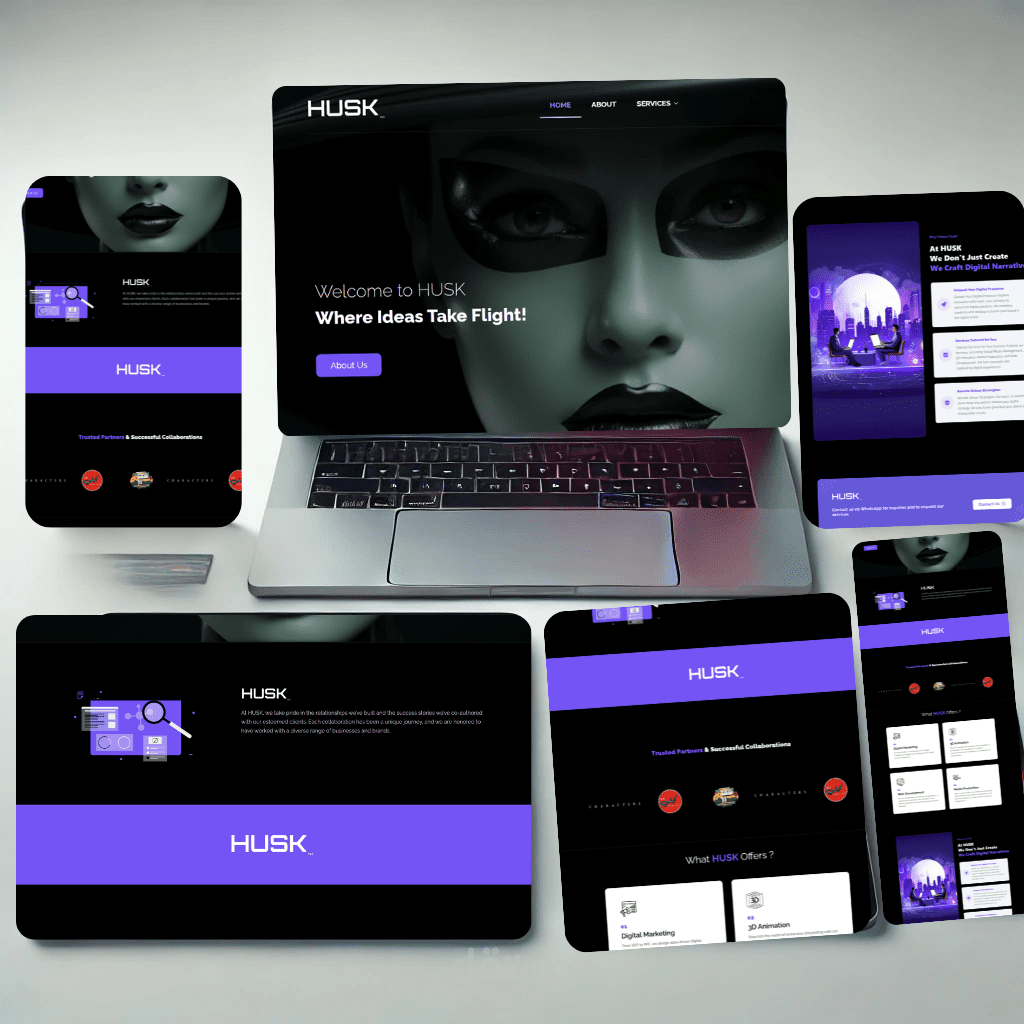 تصميم موقع ويب  لشركة باستخدام ووردبريس