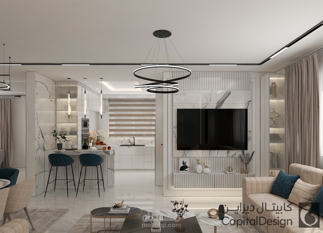 تصميم داخلي لفيلا