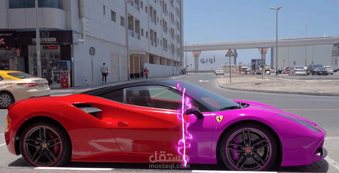 تصميم فيديوهات سيارات