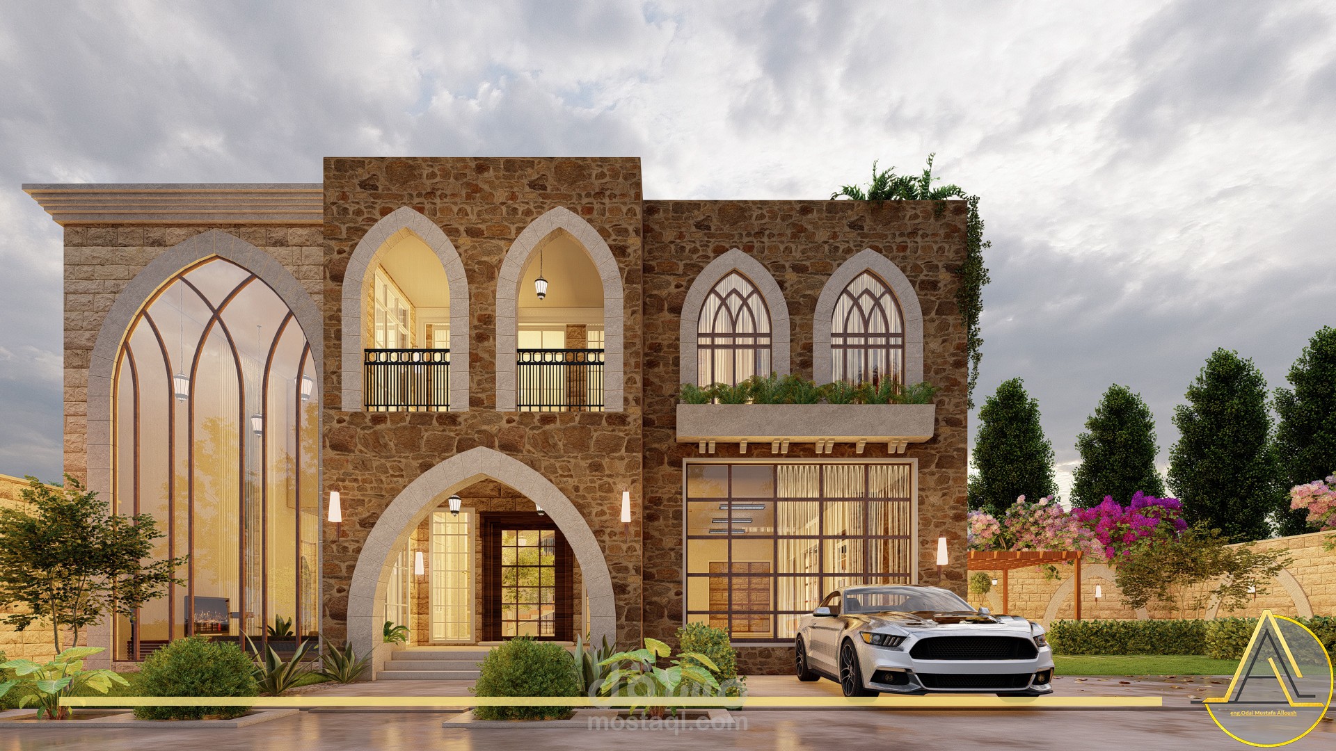 تصميم خارجي لفيلا