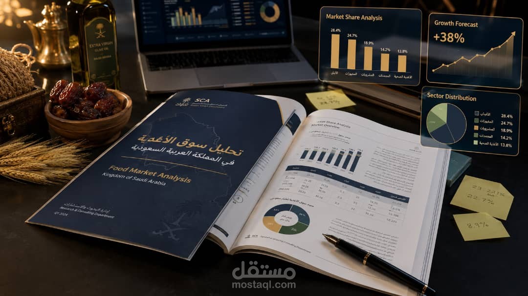 تحليل سوق المواد الغذائية في السوق السعودي