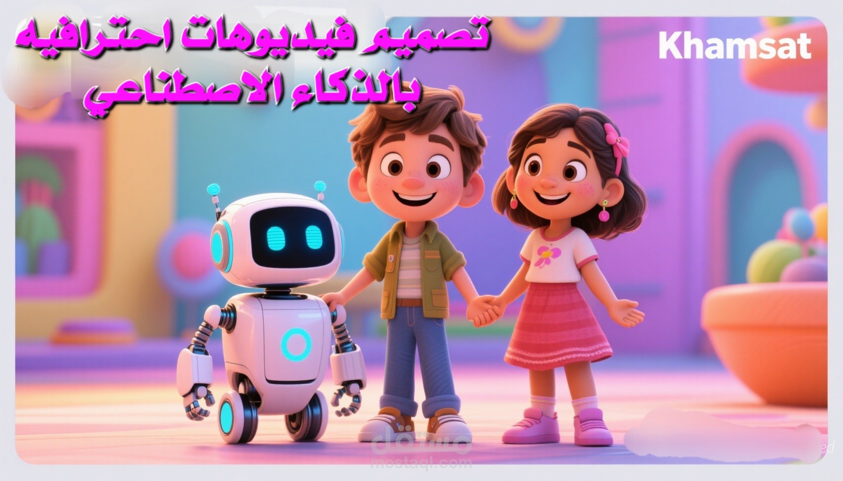 فيديوهات احترافيه بتكنولوجيا الذكاء الاصطناعي