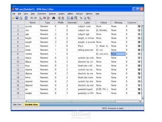 Data analysis