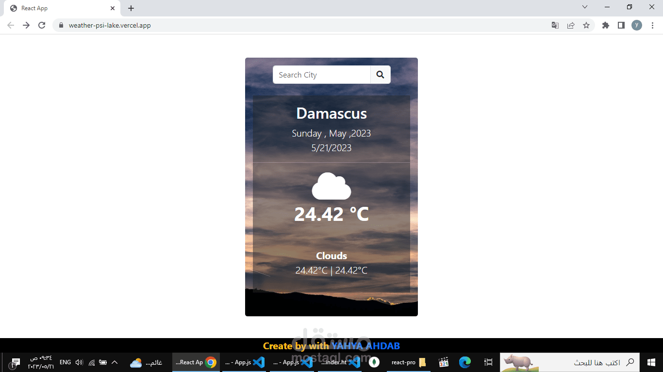 Weather app