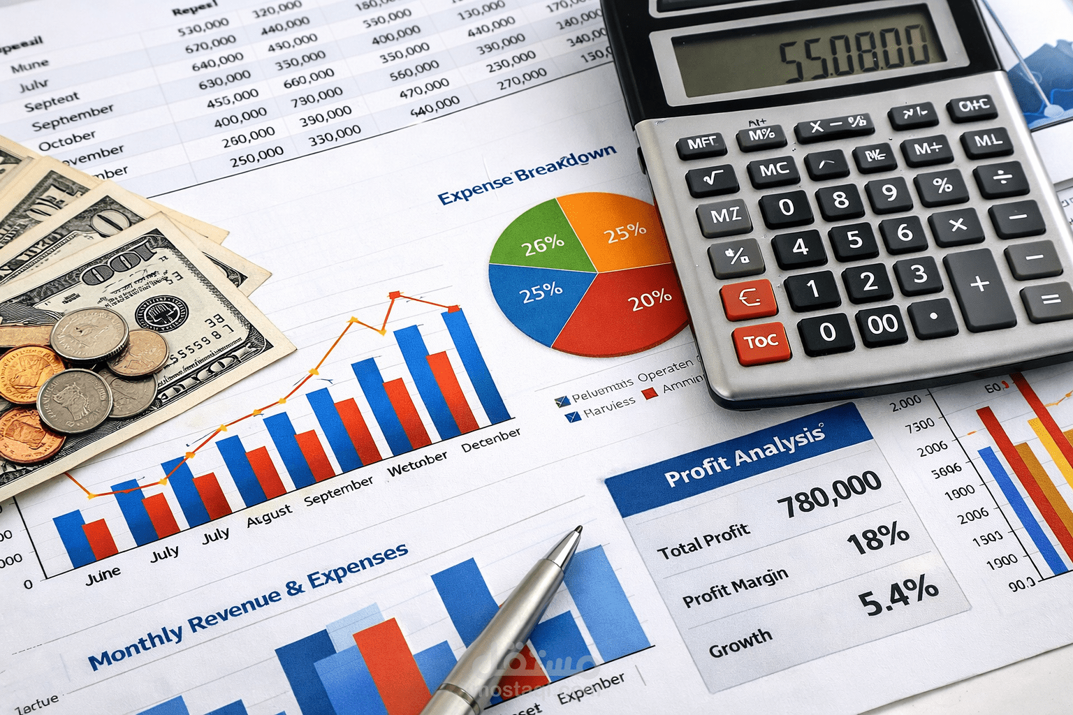 تقرير مالي يخص الفترة من يونيو الي ديسمبر 2025