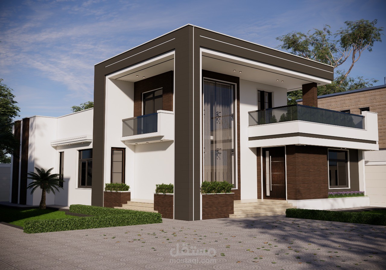 تصميم واجهة  منزل