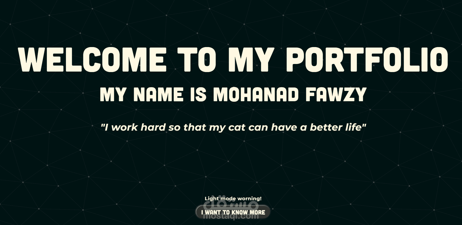 موقعي الشخصي - My website