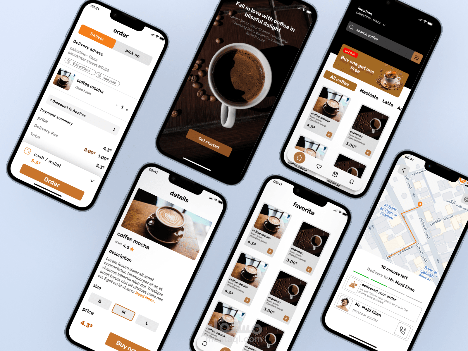 تصميم متجر قهوة ينبض بالرائحة والذوق — واجهة أنيقة وتجربة استثنائية
