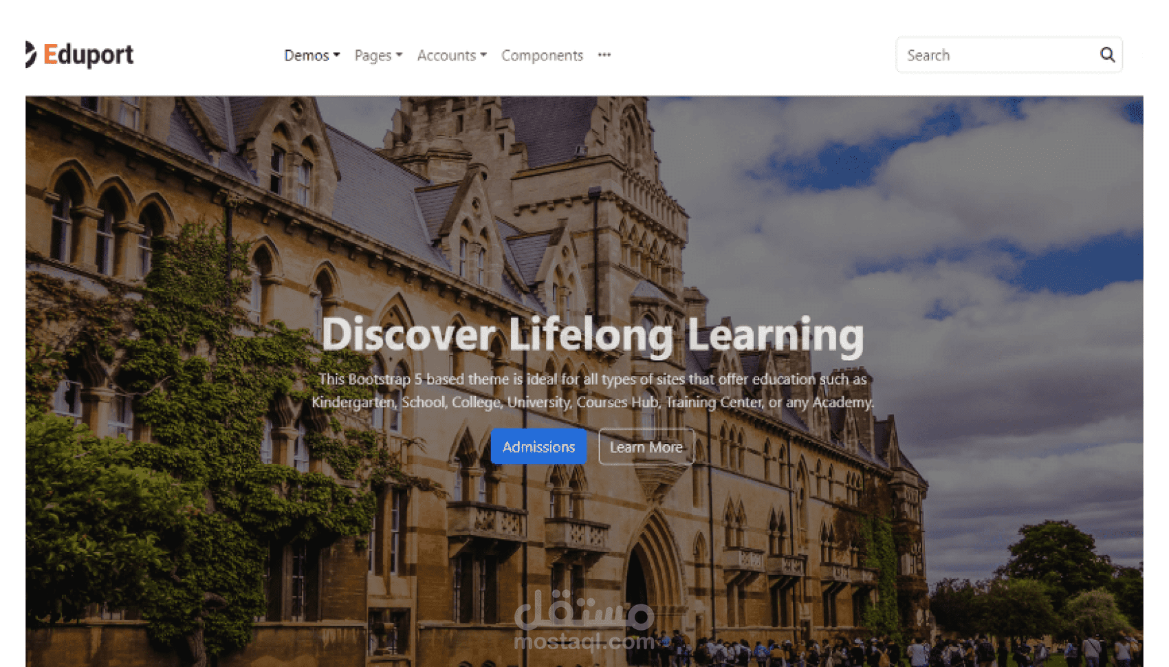 تصميم صفحة هبوط (Landing Page) احترافية ومتجاوبة (Responsive)