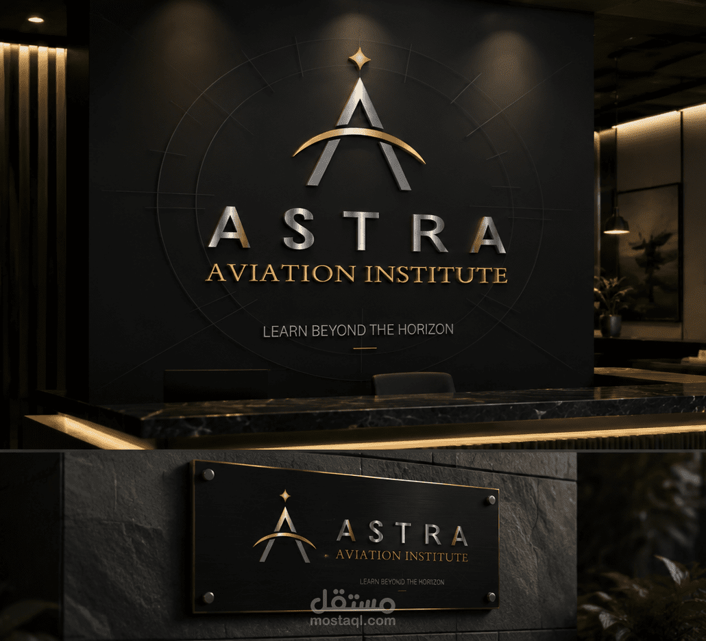 ASTRA Aviation Institute Brand Identity Design