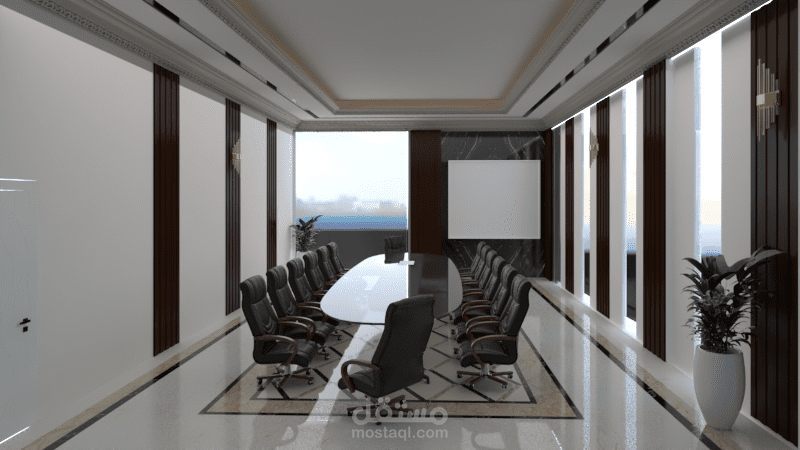 تصميم صالة لقاءات واجتماعات