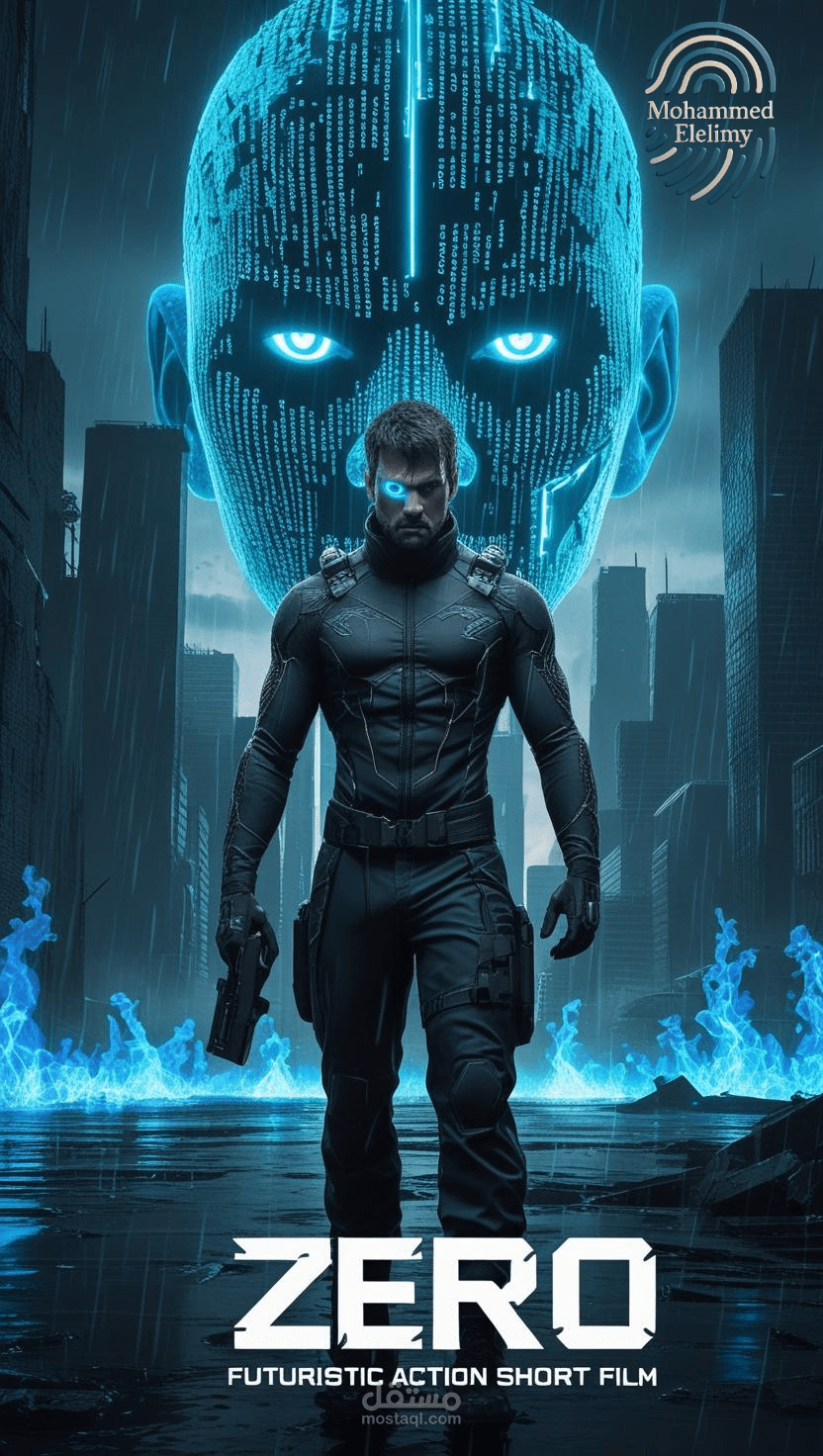 Zer0 – لما الذكاء الاصطناعي يبدأ يلعب بدماغك! | فيلم أكشن خيالي قصير بجودة سينمائية
