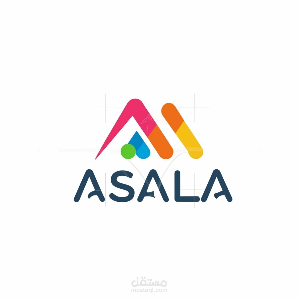 شعار لشركة عقارات بإسم أصالة