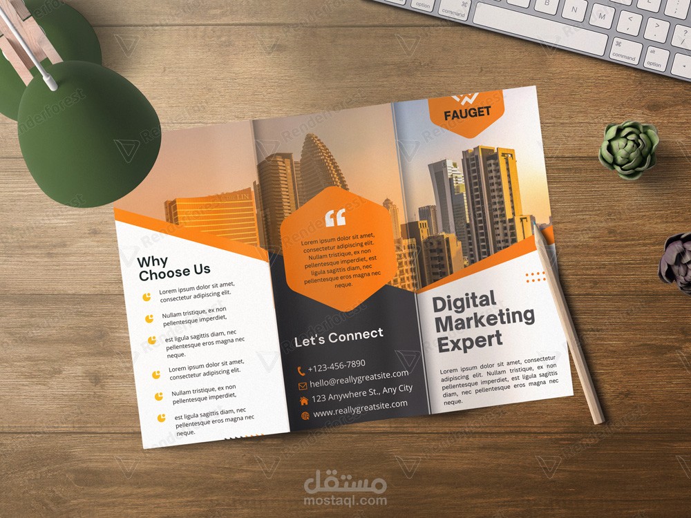 تصميم بروشور أو فلير محترف (Brochure &Flyer) لشركتك وخدماتك