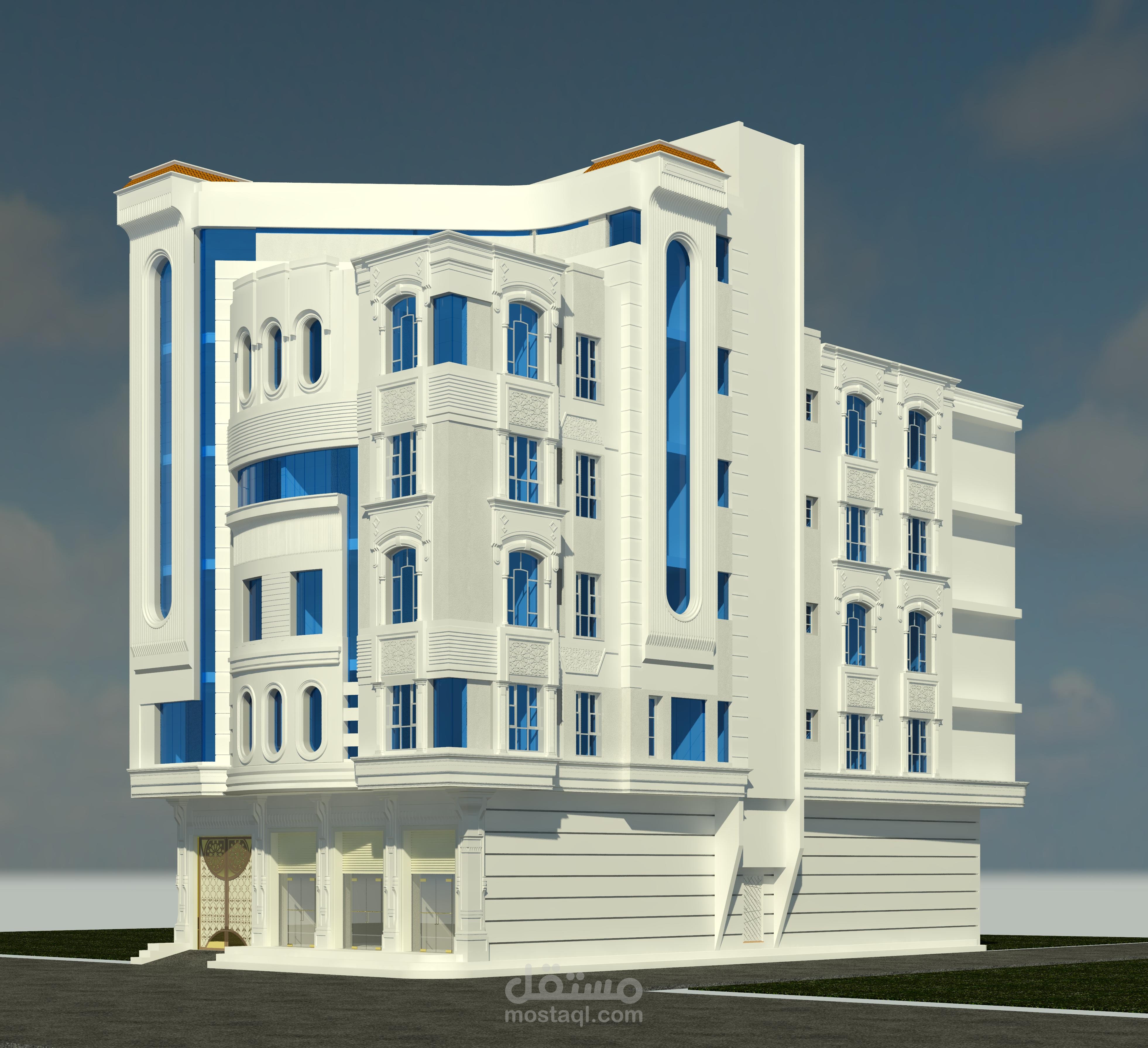 تصاميم عمارات من اعمالي
