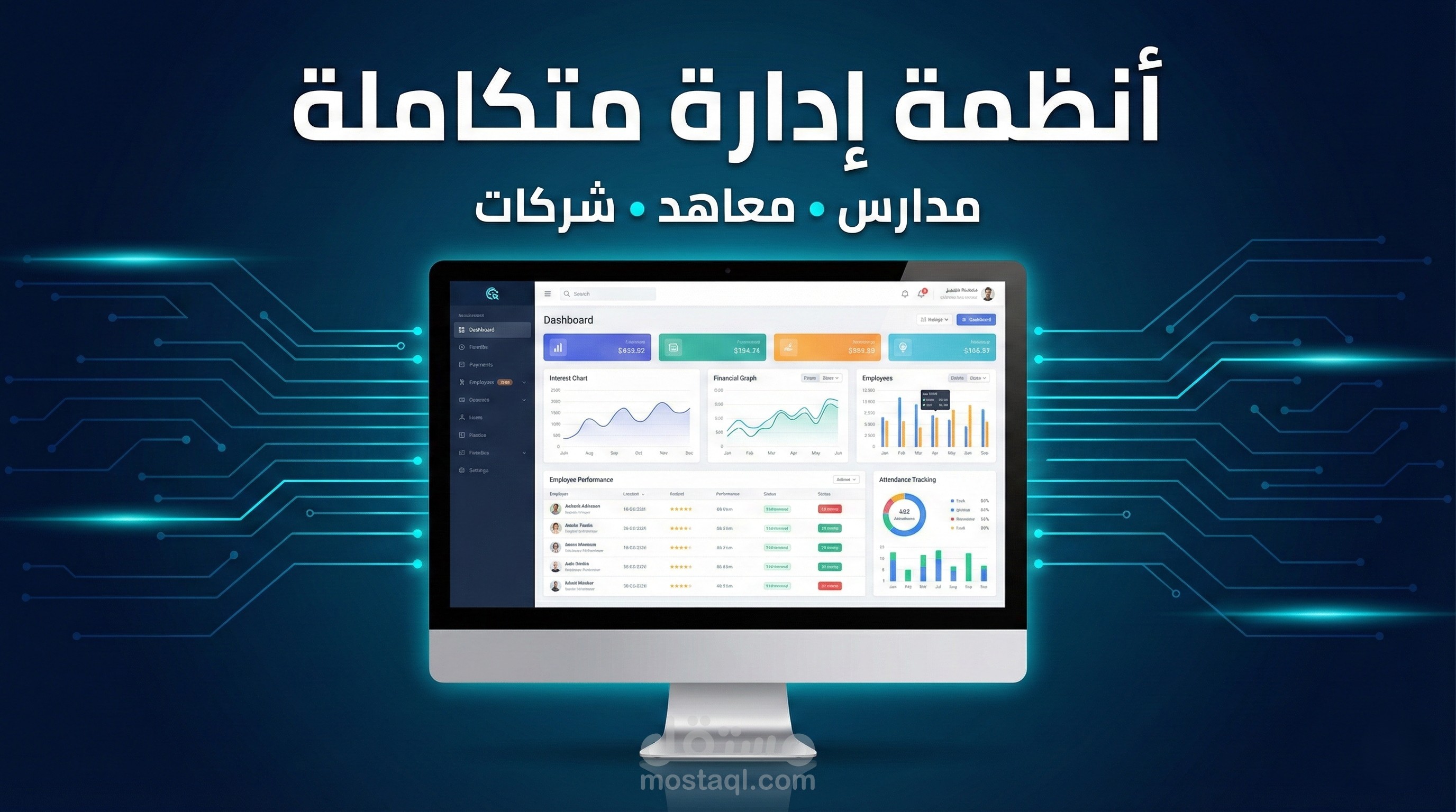 انشاء أنظمة إدارة متكاملة