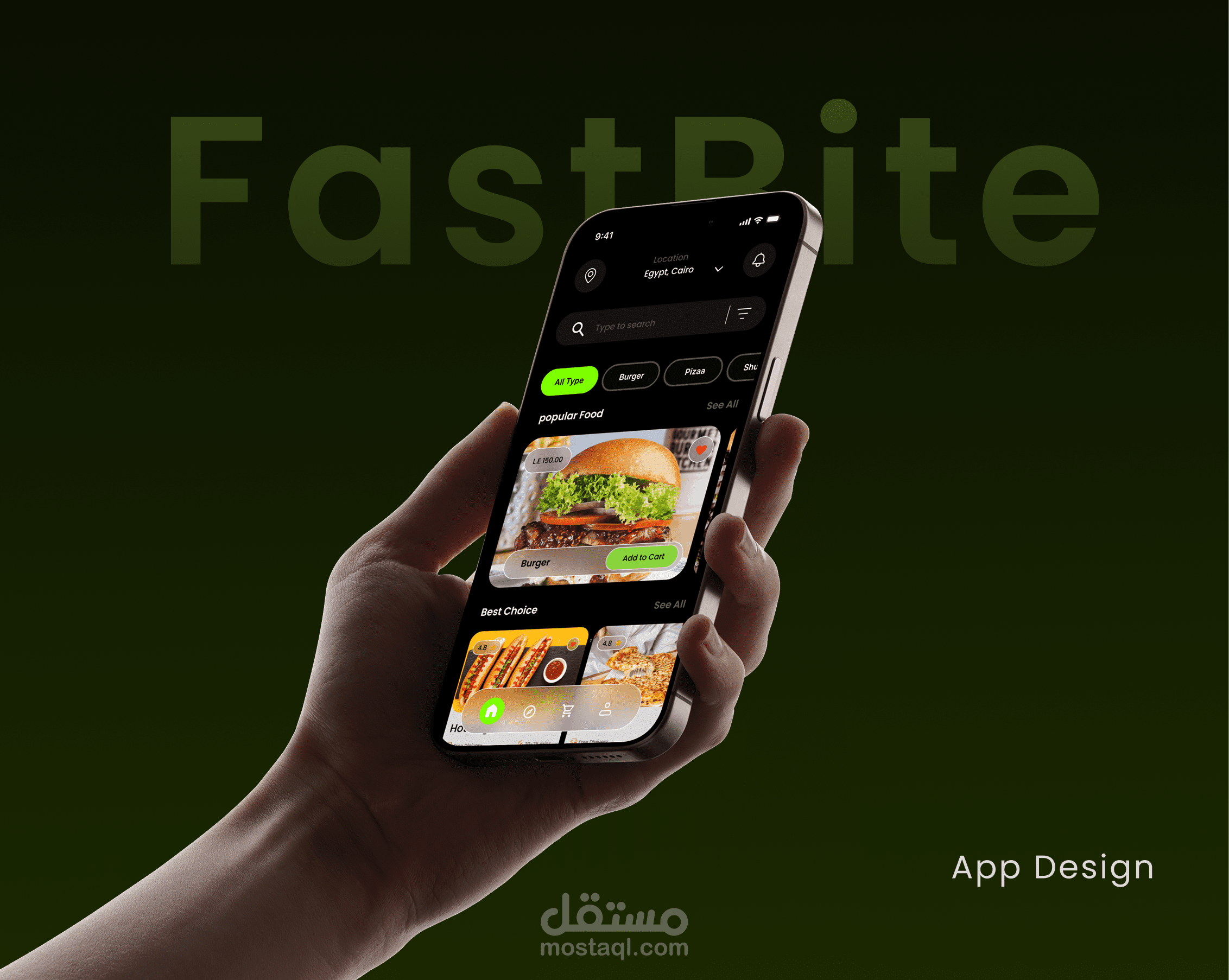 FastBite – Food Delivery App UI/UX Design