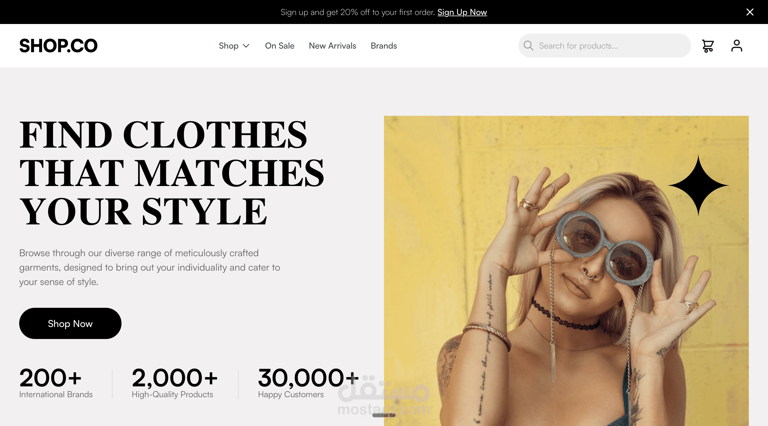 منصة تجارة إلكترونية متكاملة ونظام إدارة المبيعات | Full-Stack E-Commerce SaaS Platform باستخدام React & Node.js