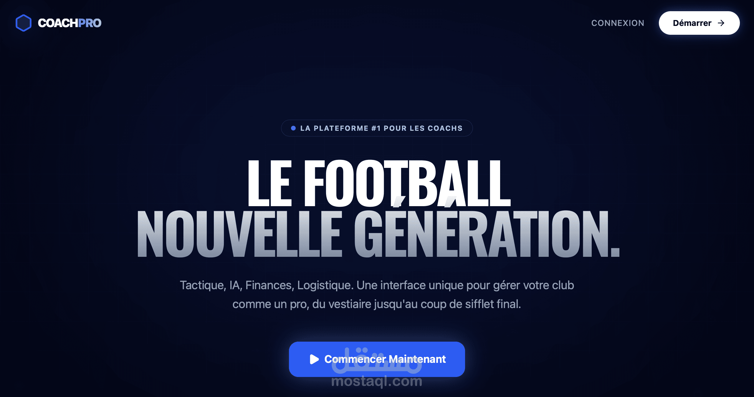 المنصة الذكية المتكاملة لإدارة أندية كرة القدم | Football Club Management SaaS Platform باستخدام React & Node.js