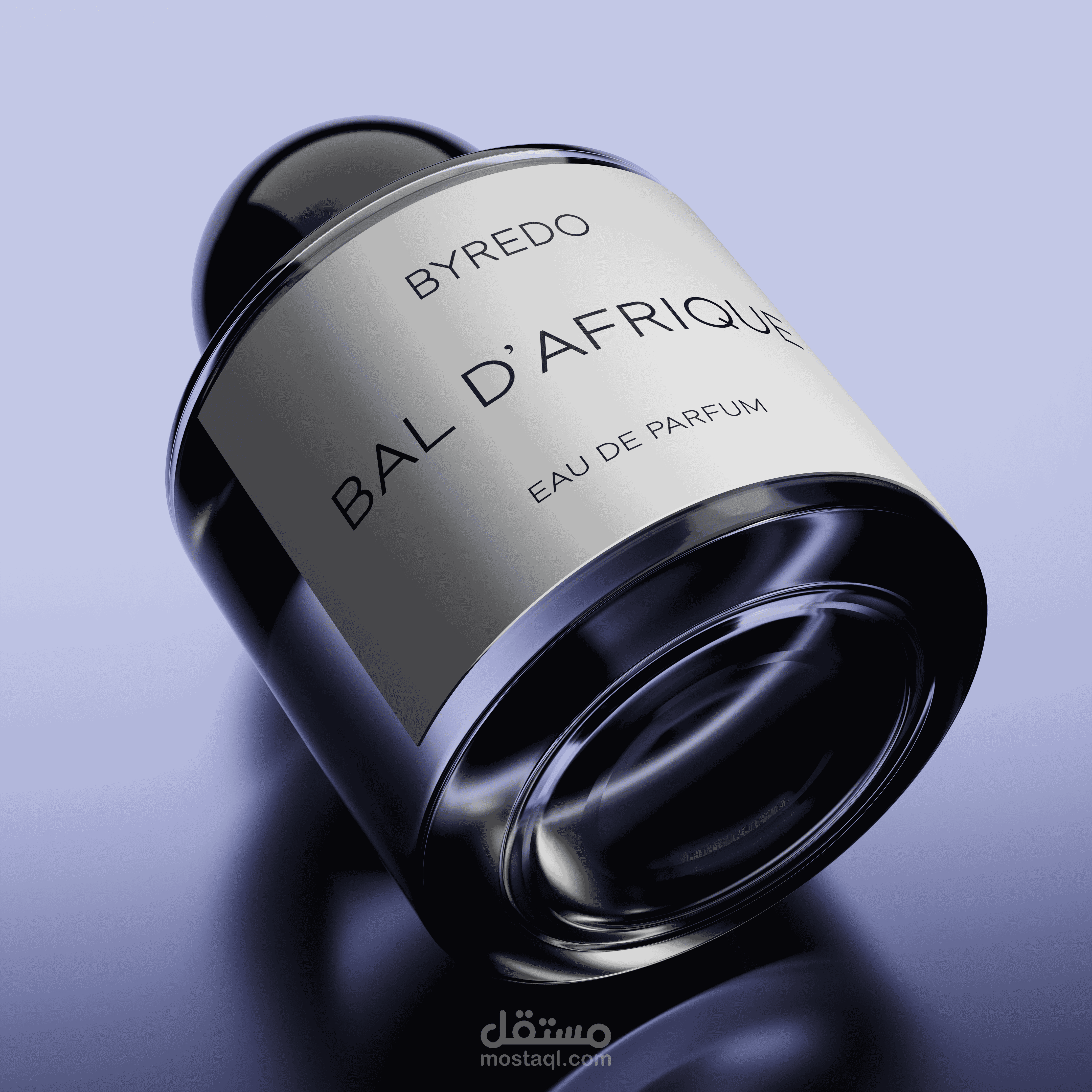 تصميم وإخراج ثلاثي الأبعاد لعطر Byredo Bal d'Afrique باستخدام Blender
