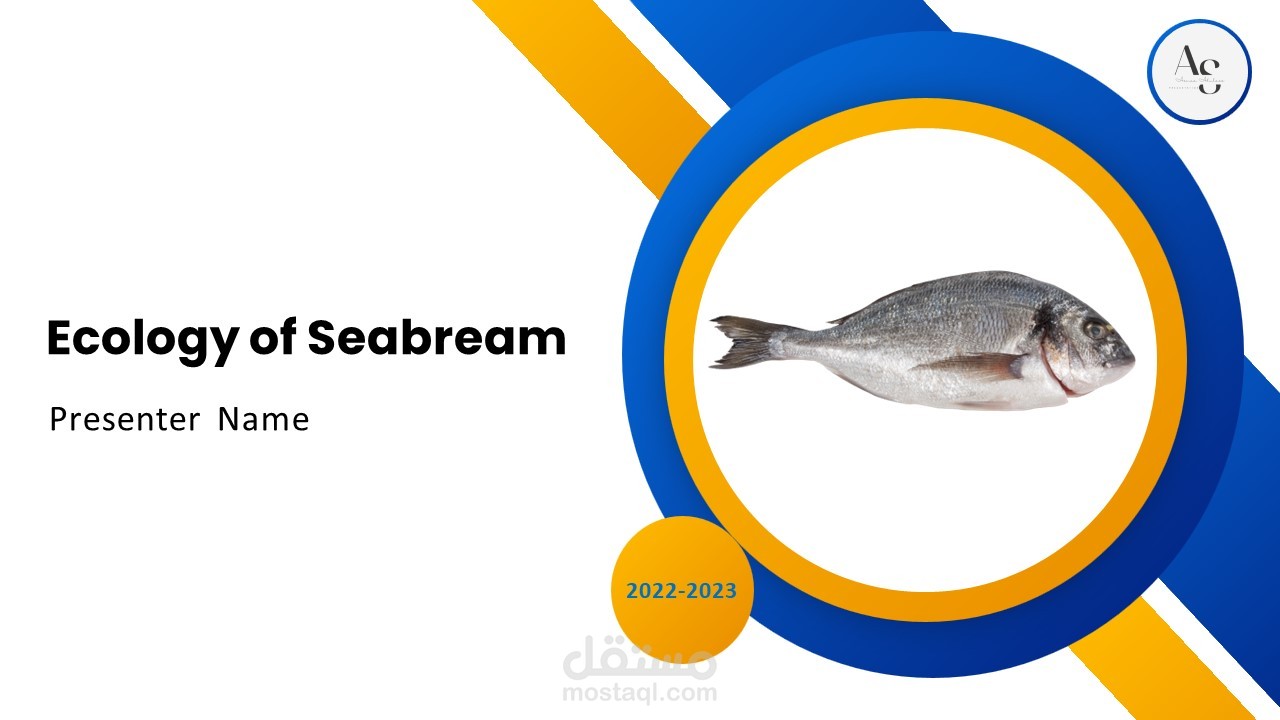 برزنتيشن بوربوينت باللغة الانجليزية بعنوان ايكولوجية سمكة الدنيس