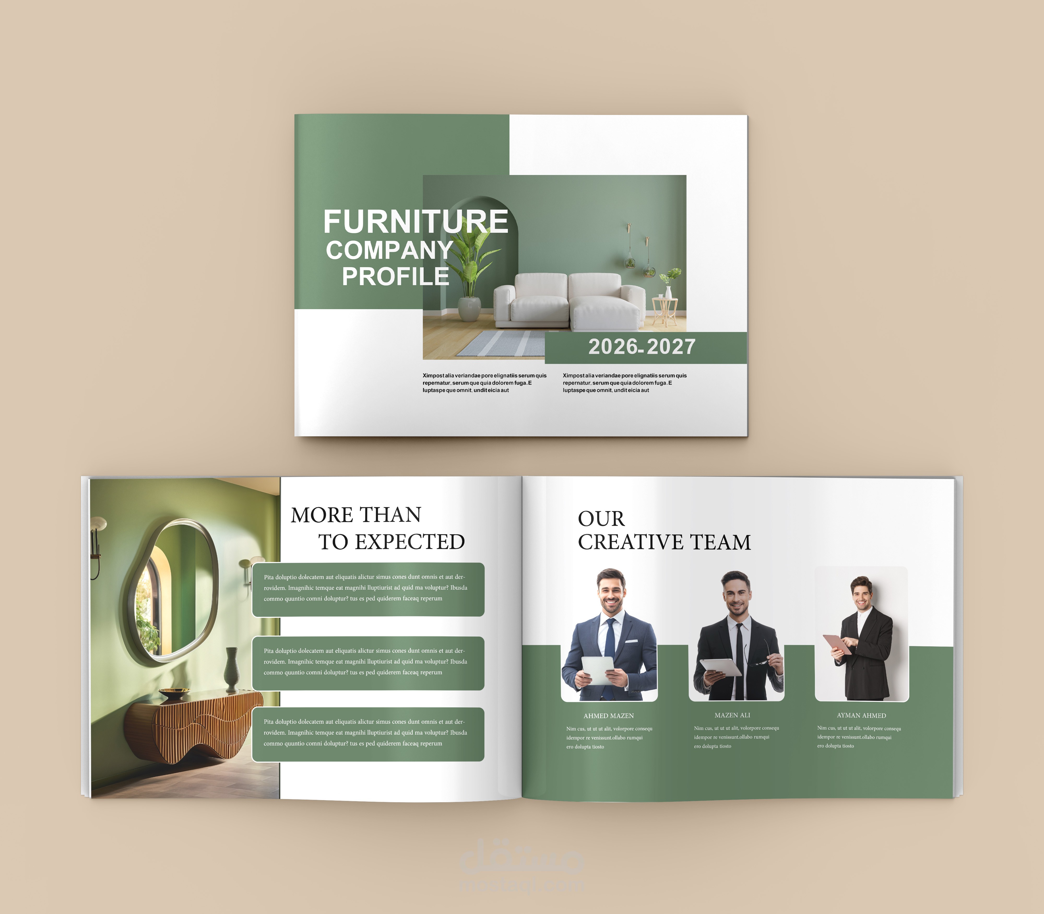 تصميم بروفايل شركة/ company profile