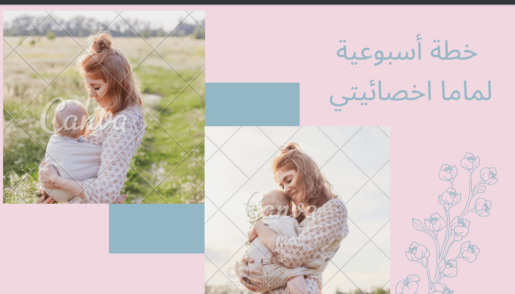 كتابة خطة أسبوعية لصفحة تعليمية