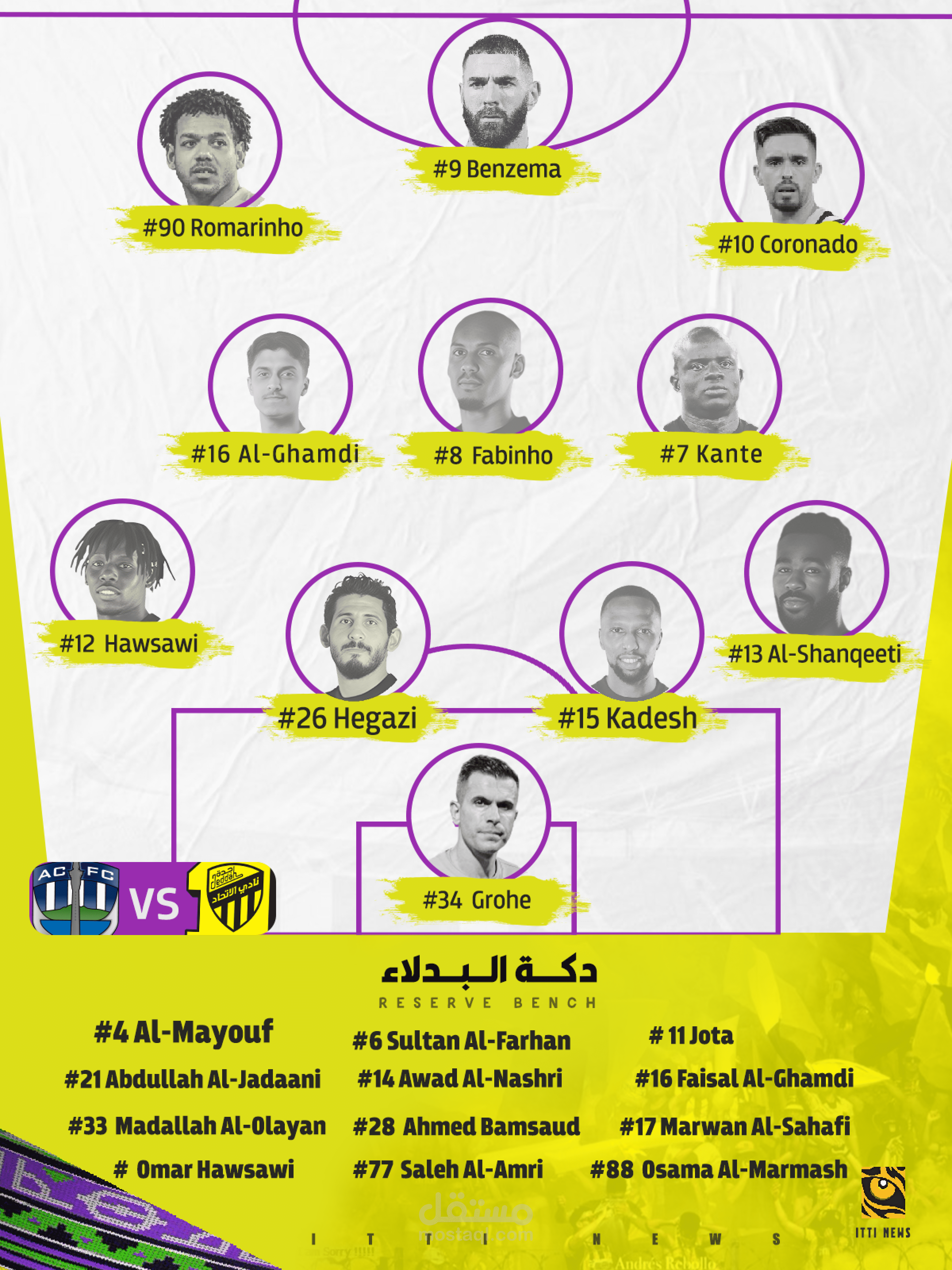 بوستر تشكيلة الفريق