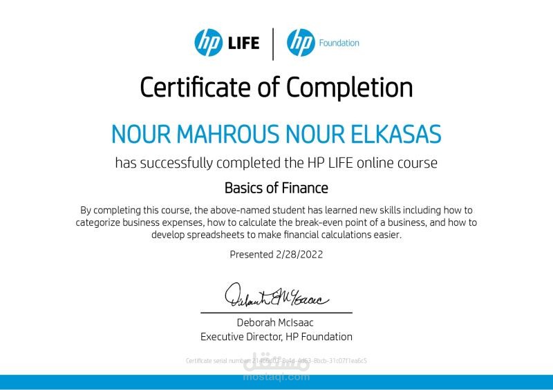 Basics of Finance Course