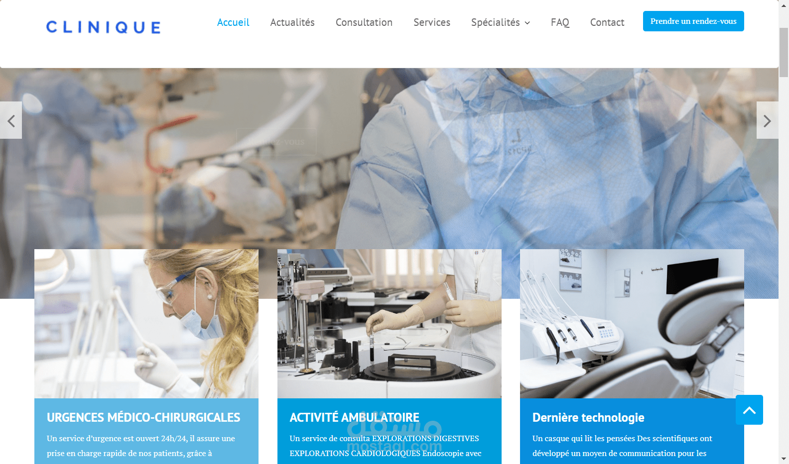 Clinic web-site