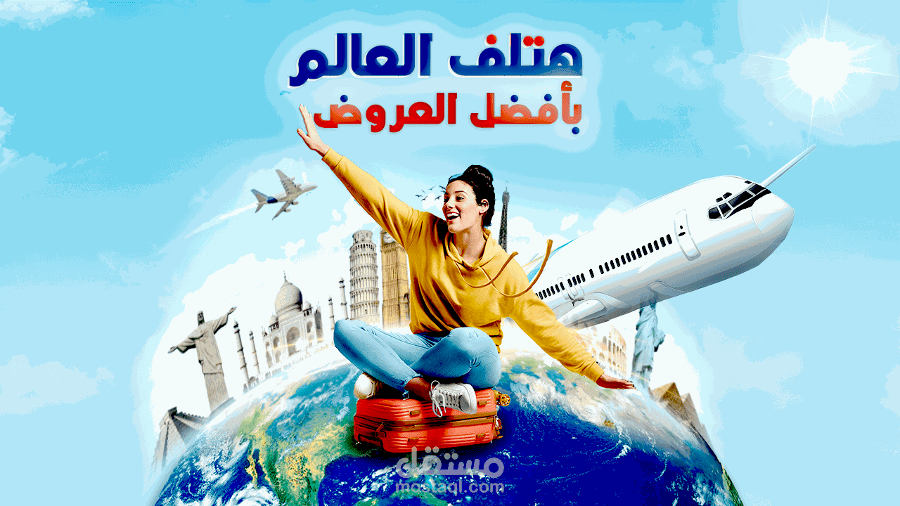 تصميم لشركة سفر