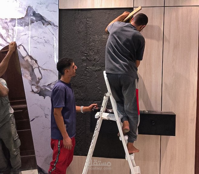 تصميم وتنفيذ جميع أعمال التشطيبات والديكورات الداخلية