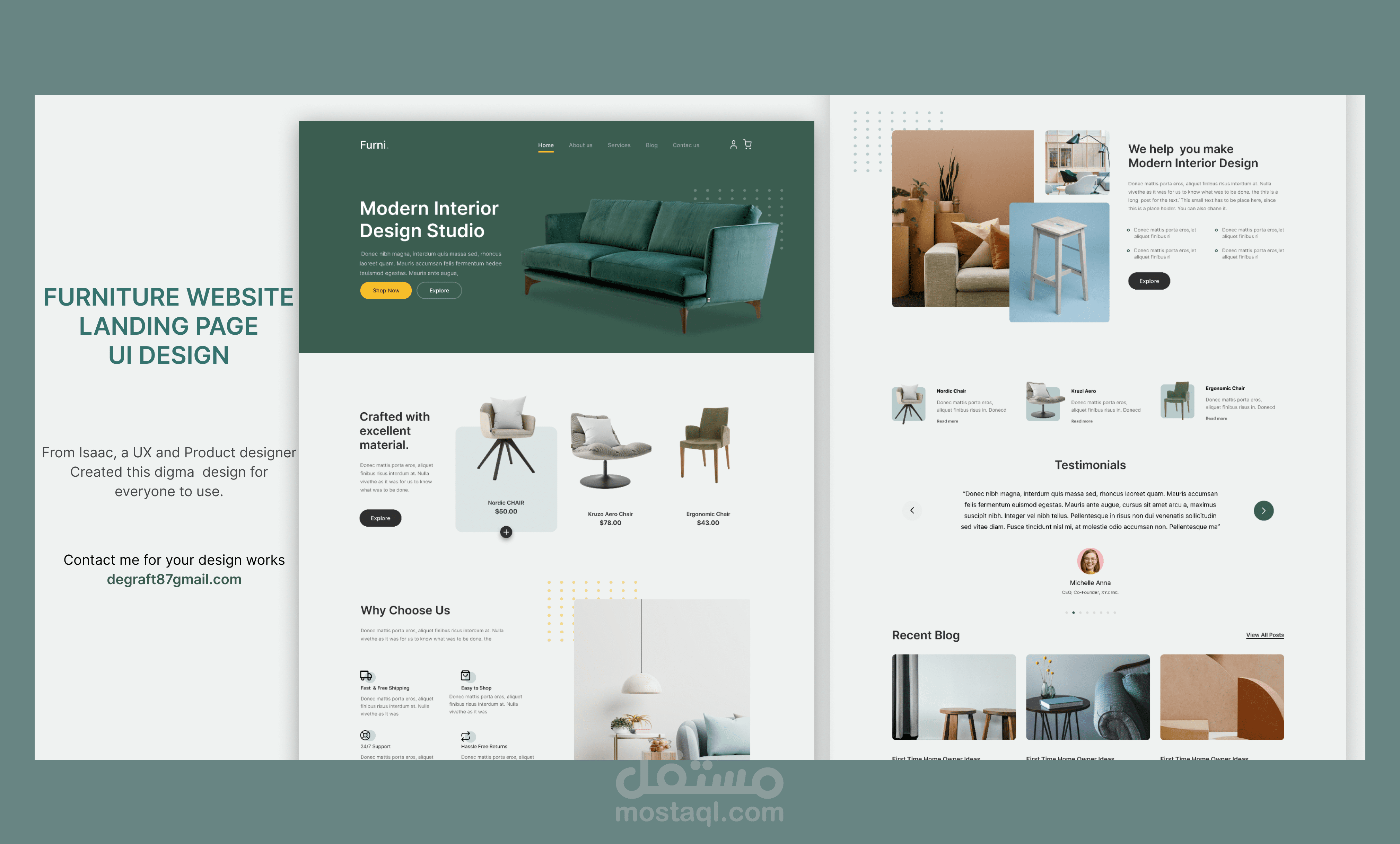 Home furniture store