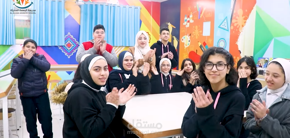 تعليم اللغة الانجليزية بالاسلوب القصصي + فيديو العمل