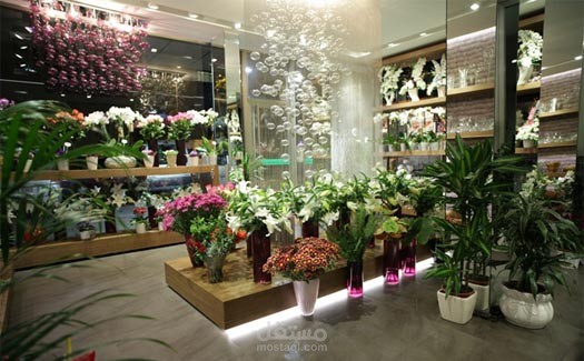 تصميم محل ورد